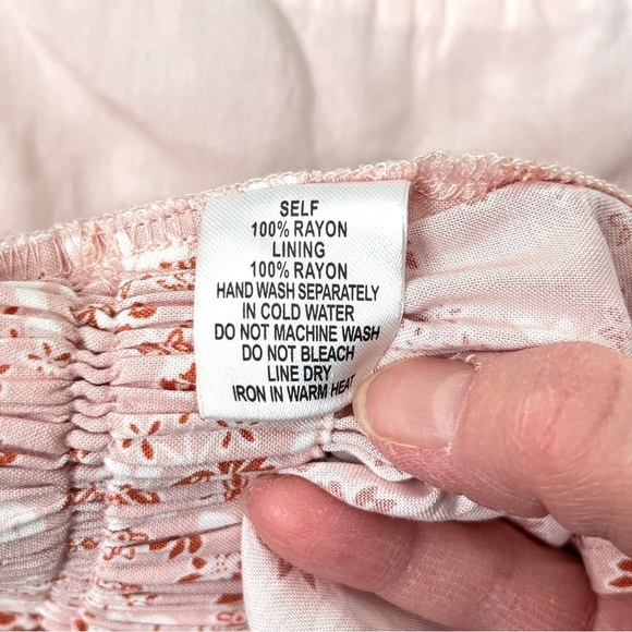 NWT Cotton Candy LA Pink Cropped Top with Ruffle Size Large - Picture 5 of 12